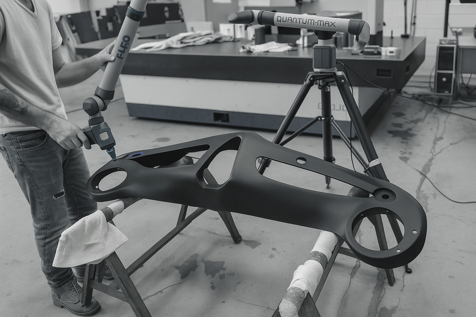 Reverse engineering con braccio di misura